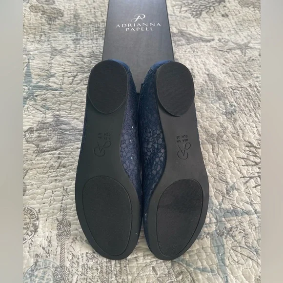 Adrianna Papell Women’s Shirley Ballet Flats in Navy - Picture 6 of 8